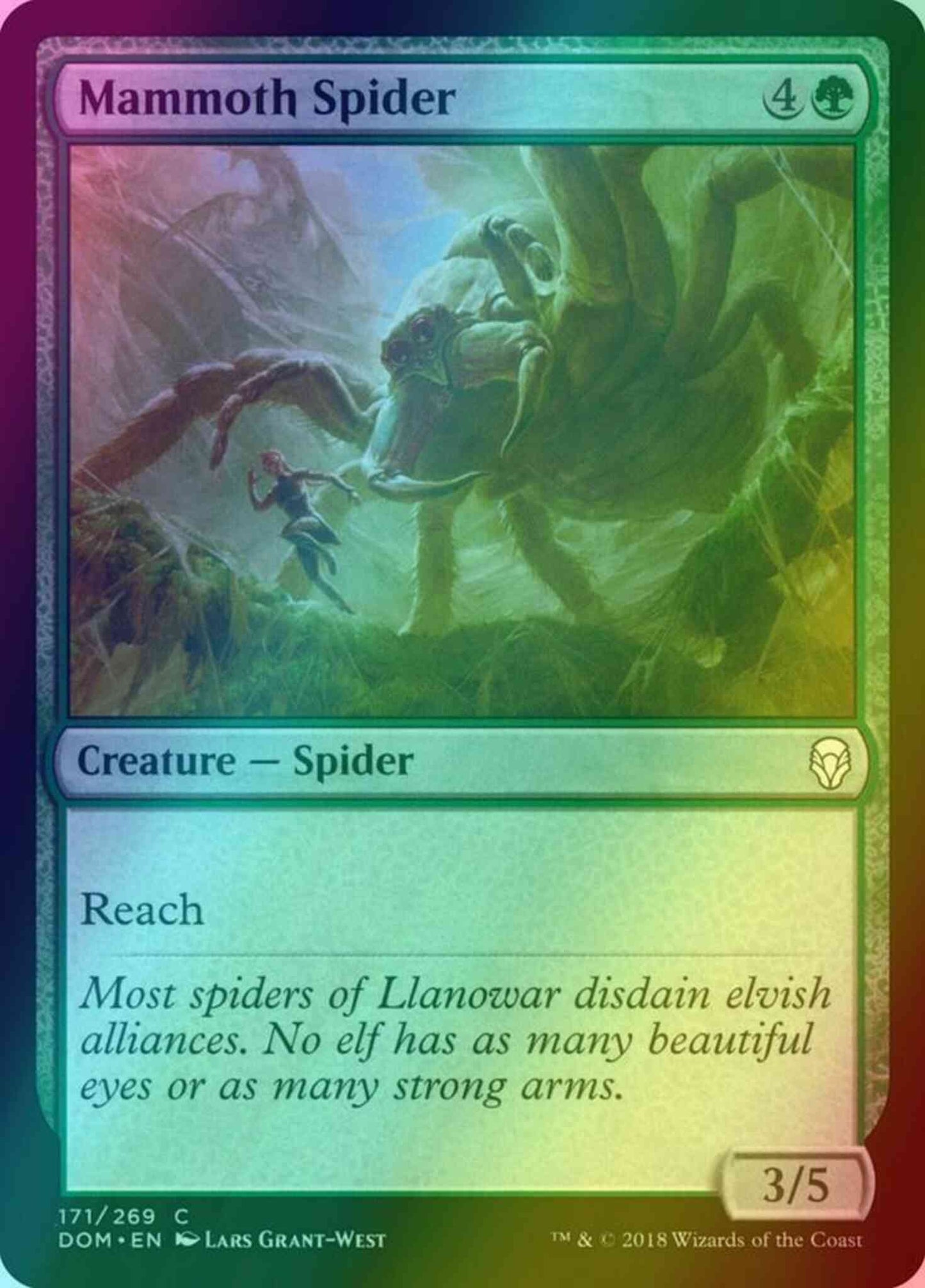 Mammoth Spider [171] [Dominaria] [Foil]