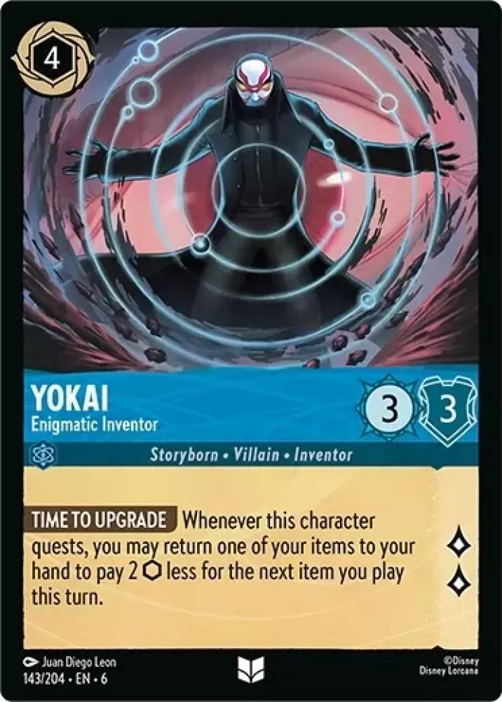 Yokai - Enigmatic Inventor - 143/204 [Azurite Sea] [Non-Foil]