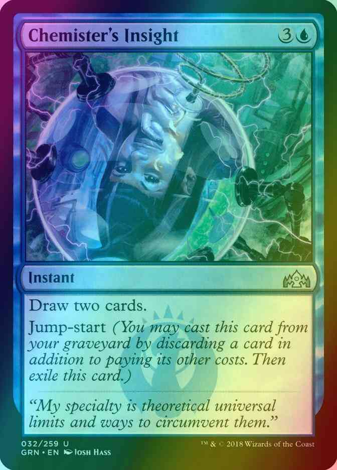 Chemister's Insight [32] [Guilds of Ravnica] [Foil]