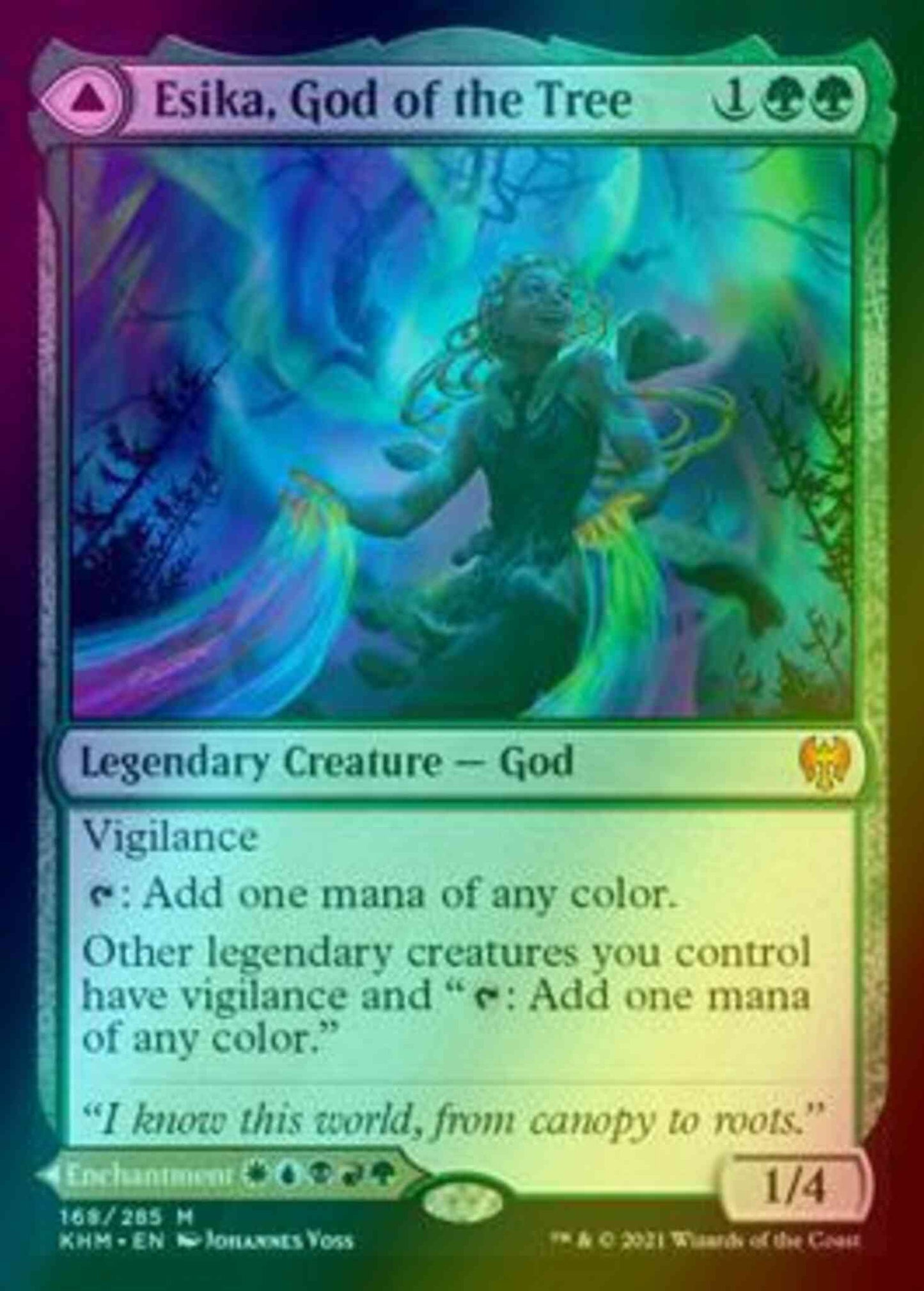 Esika, God of the Tree // The Prismatic Bridge [168] [Kaldheim] [Foil]