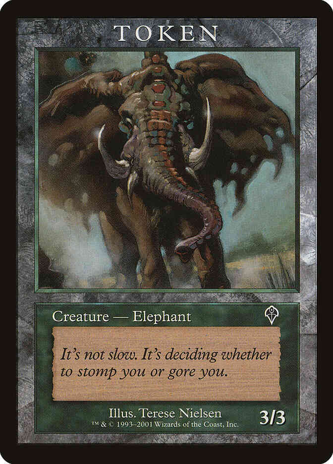 Elephant Token [03] [Magic Player Rewards 2001] [Non-Foil]
