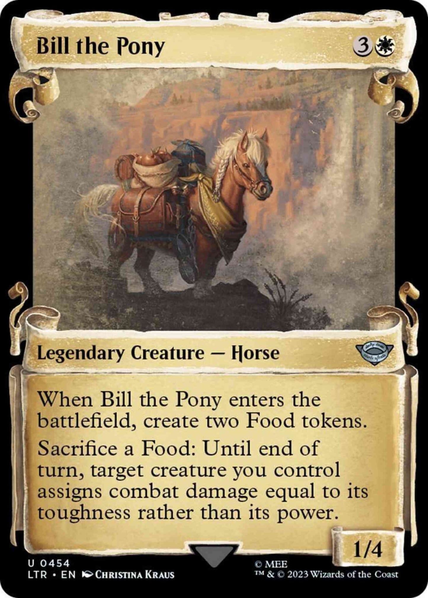 Bill the Pony [454] [Scrolls Showcase] [The Lord of the Rings: Tales of Middle-earth] [Non-Foil]