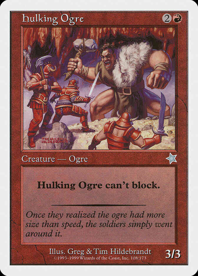 Hulking Ogre [108] [Starter 1999] [Non-Foil]