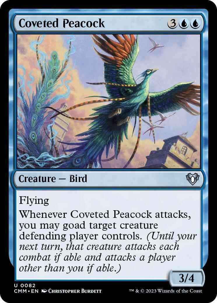 Coveted Peacock [82] [Commander Masters] [Non-Foil]