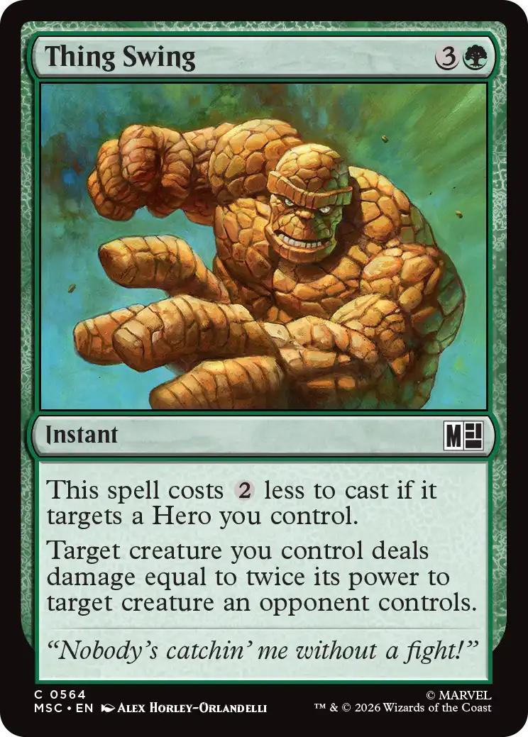 Thing Swing [564] [Beginner Box] [Marvel Super Heroes: Commander] [Non-Foil]