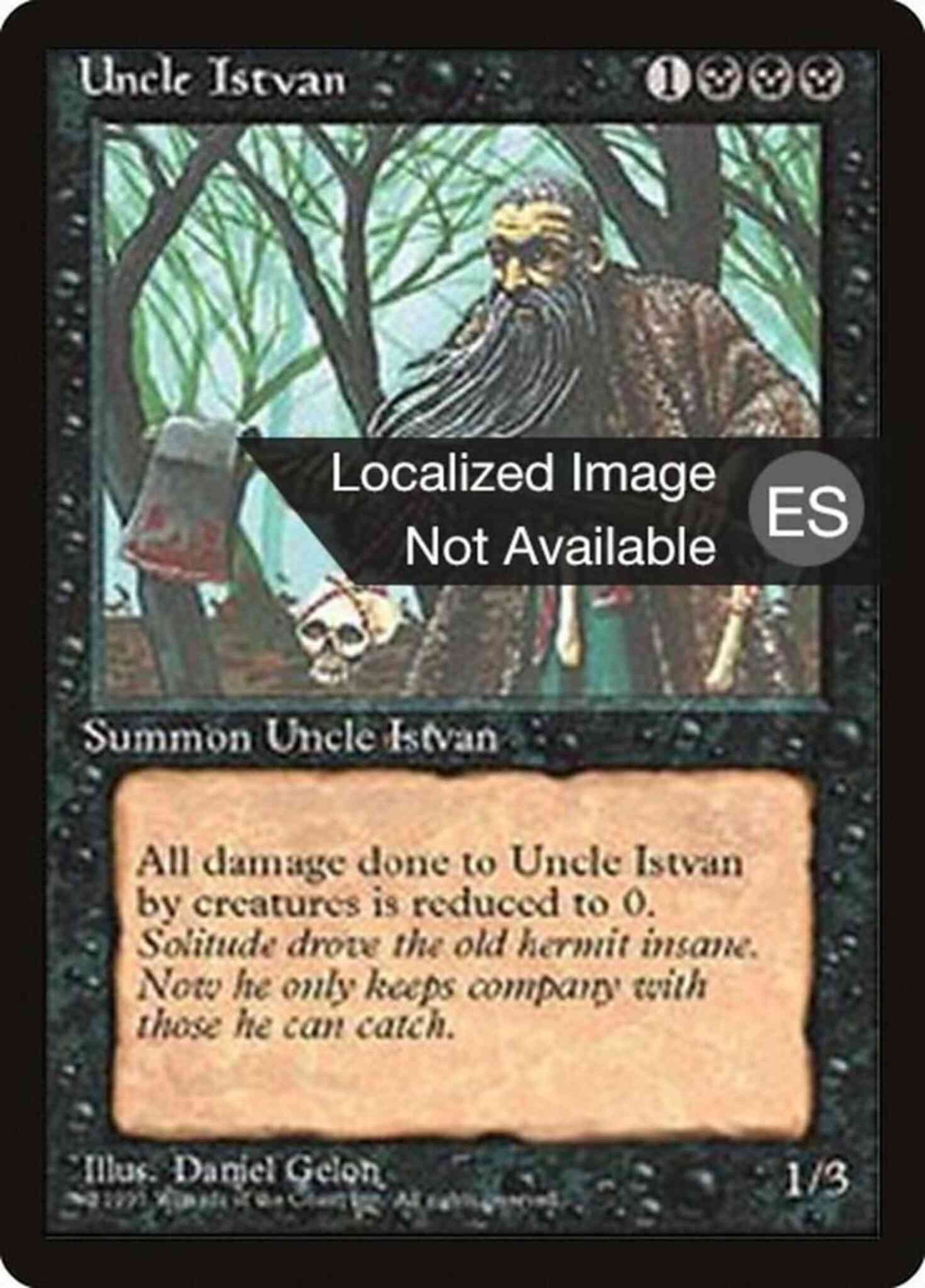 Uncle Istvan - Spanish [165] [Fourth Edition Black Border: Spanish] [Non-Foil]