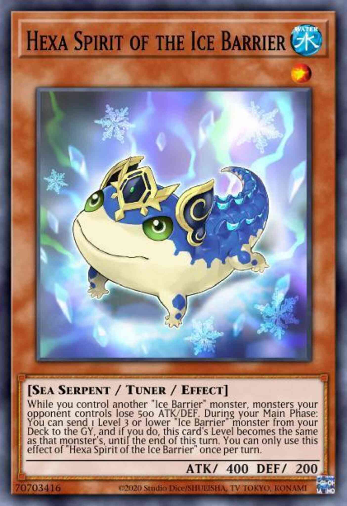 Hexa Spirit of the Ice Barrier - SDFC-EN004 - Common - 1st Edition