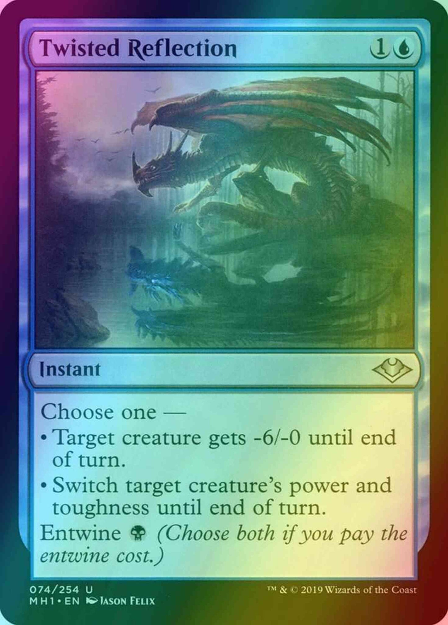 Twisted Reflection [74] [Modern Horizons] [Foil]