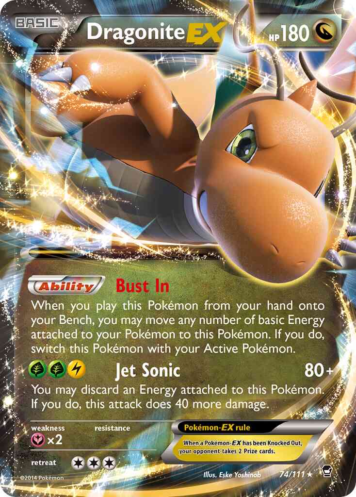 Dragonite-EX - 74/111 - Rare Holo EX [xy3-74] [Ultra]