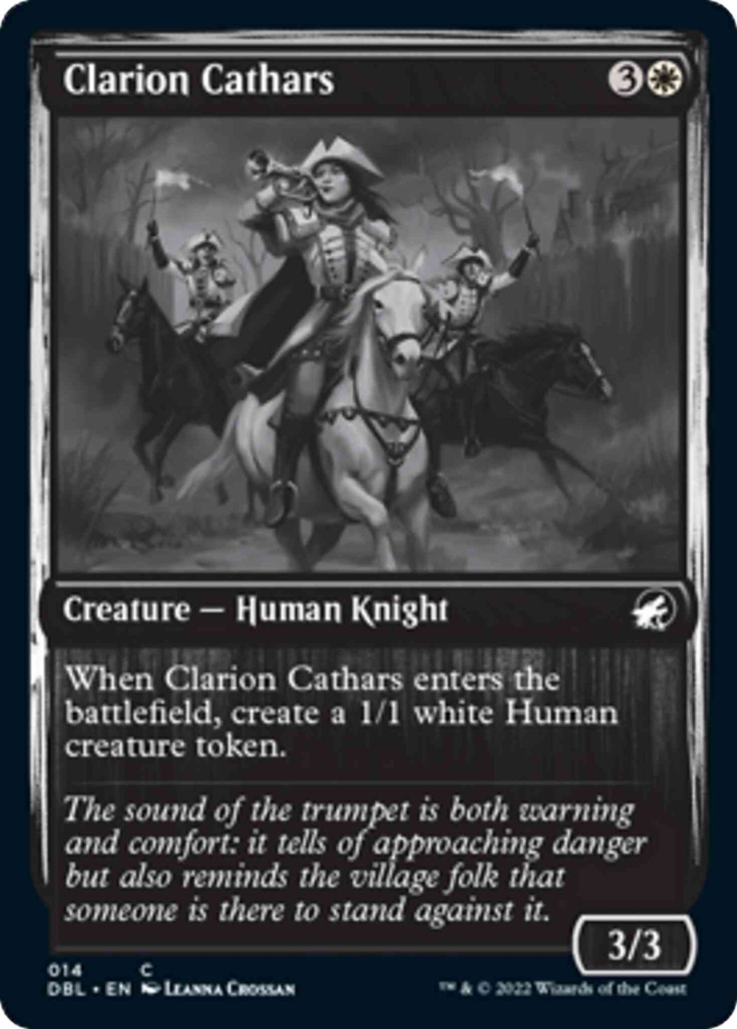 Clarion Cathars [14] [Innistrad: Double Feature] [Non-Foil]