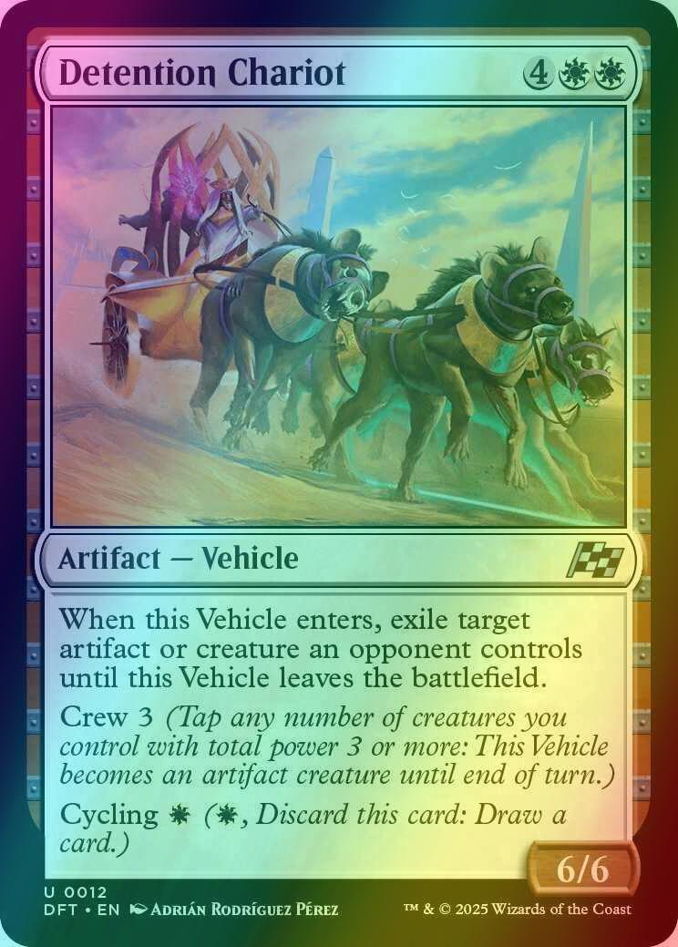 Detention Chariot [12] [Aetherdrift] [Foil]