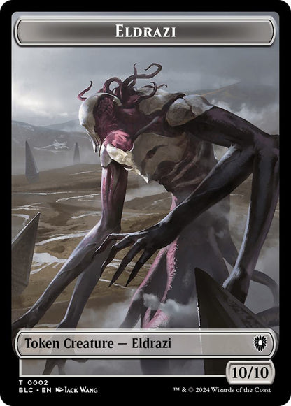 Clue Token (37) // Eldrazi Token (02) [Bloomburrow: Commander: Tokens] [Non-Foil]
