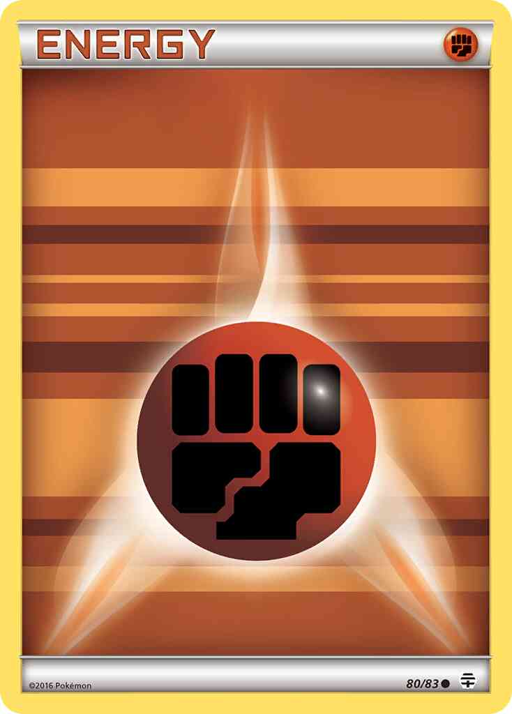Basic Fighting Energy - 80/83 - Common [g1-80] [Reverse Holo]