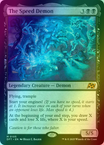 The Speed Demon [105] [Aetherdrift] [Foil] – Face to Face Games