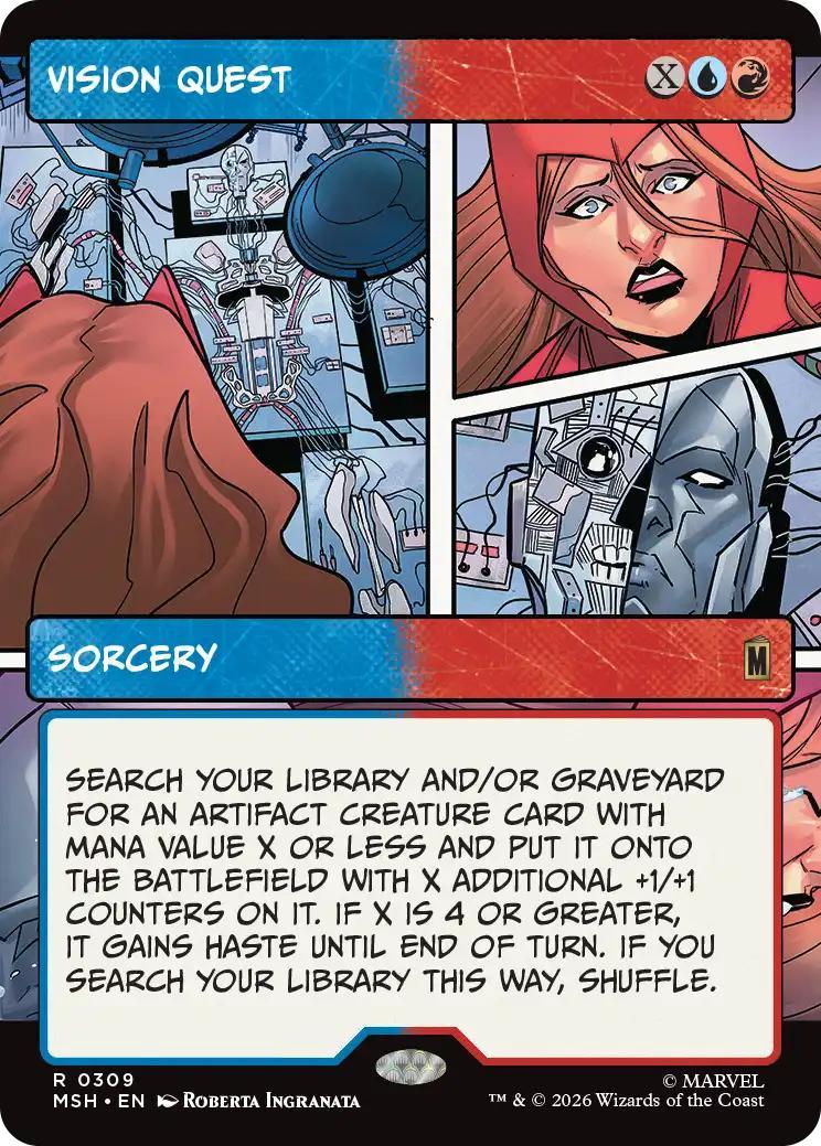Vision Quest [309] [Panel Panel Showcase] [Marvel Super Heroes] [Non-Foil]