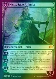 Nissa, Vastwood Seer // Nissa, Sage Animist [189] [Magic Origins] [Foil]