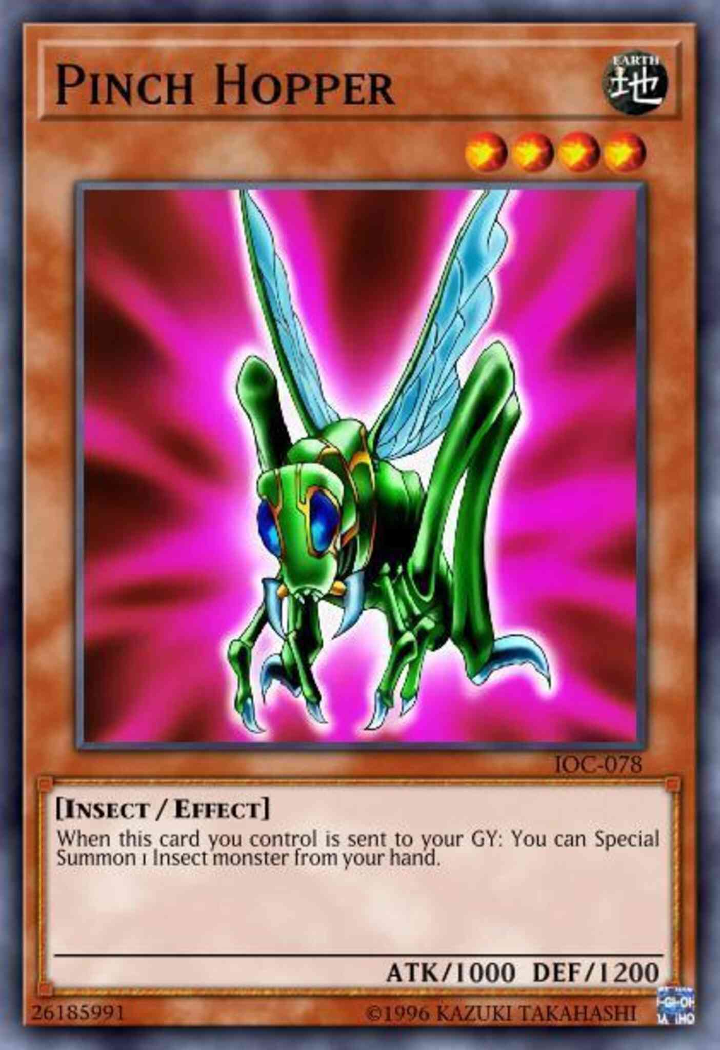Pinch Hopper (Blue) - DL13-EN006 - Rare - Unlimited
