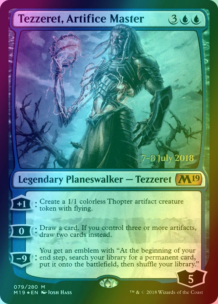 Tezzeret, Artifice Master [79s] [Core Set 2019 Promos] [Foil]
