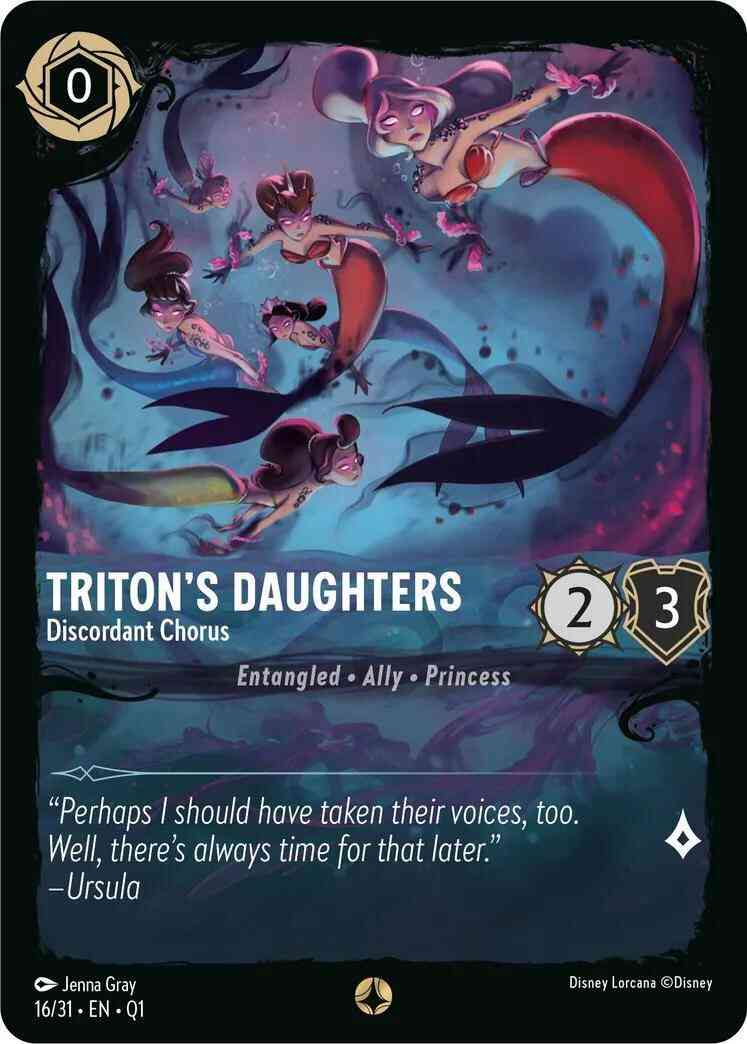 Triton's Daughters - Discordant Chorus - 16/31 [Illumineer's Quest: Deep Trouble] [Non-Foil]