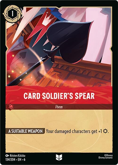 Card Soldier's Spear - 134/204 [Azurite Sea] [Non-Foil]
