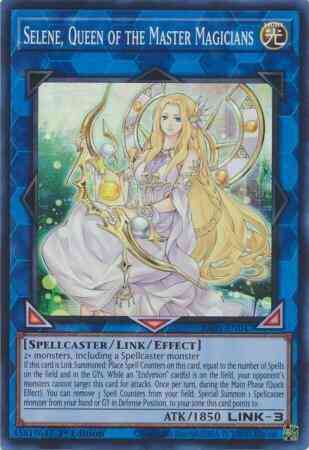 Selene, Queen of the Master Magicians - RA01-EN047 - Super Rare - 1st Edition