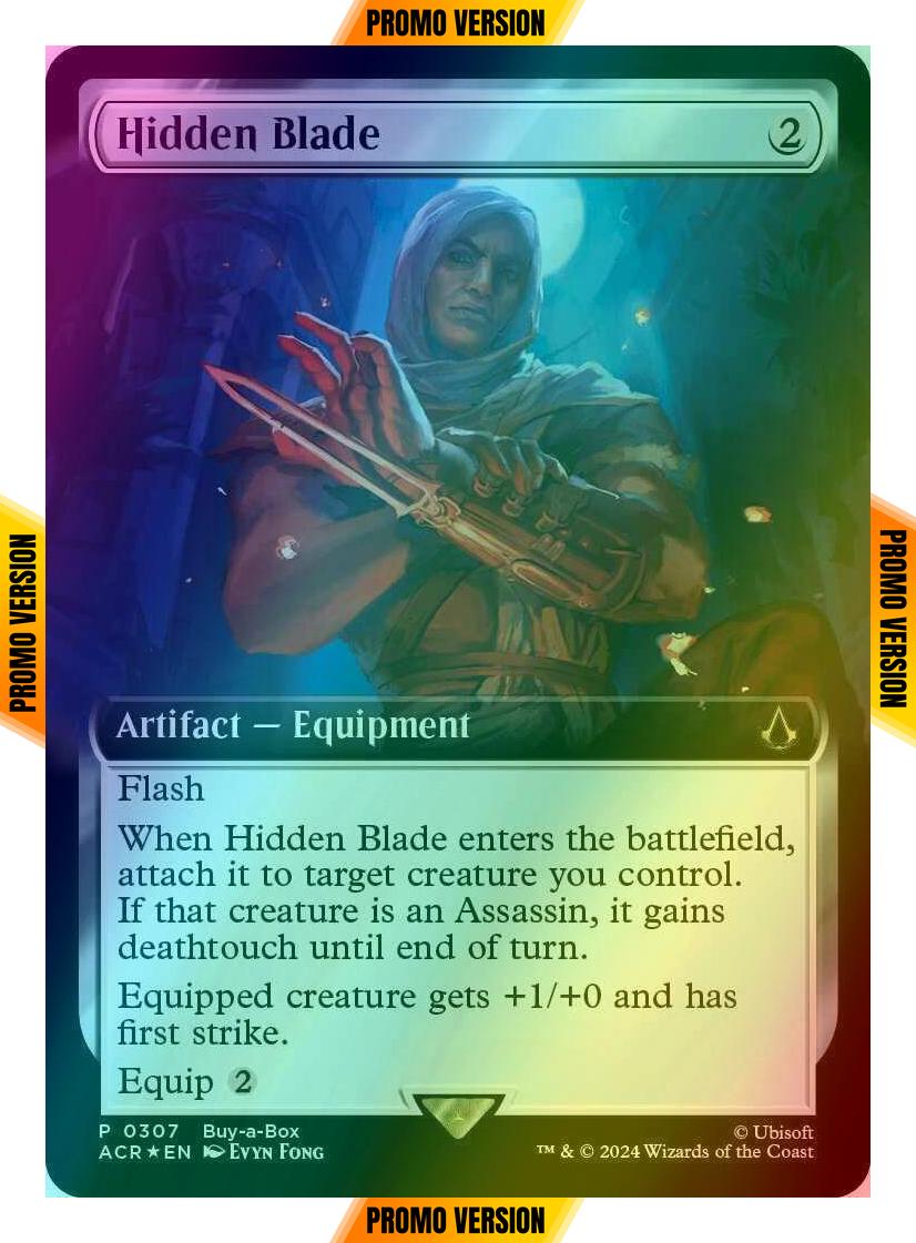 Hidden Blade [307] [Extended Art] [Buy a Box] [Assassin's Creed] [Foil]