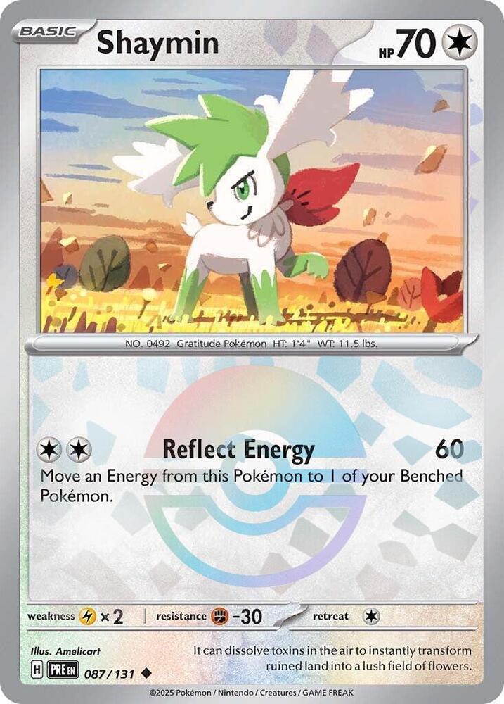 Shaymin - Poké Ball Pattern - 087/131 - Uncommon [sv085-087] [Reverse Holo]