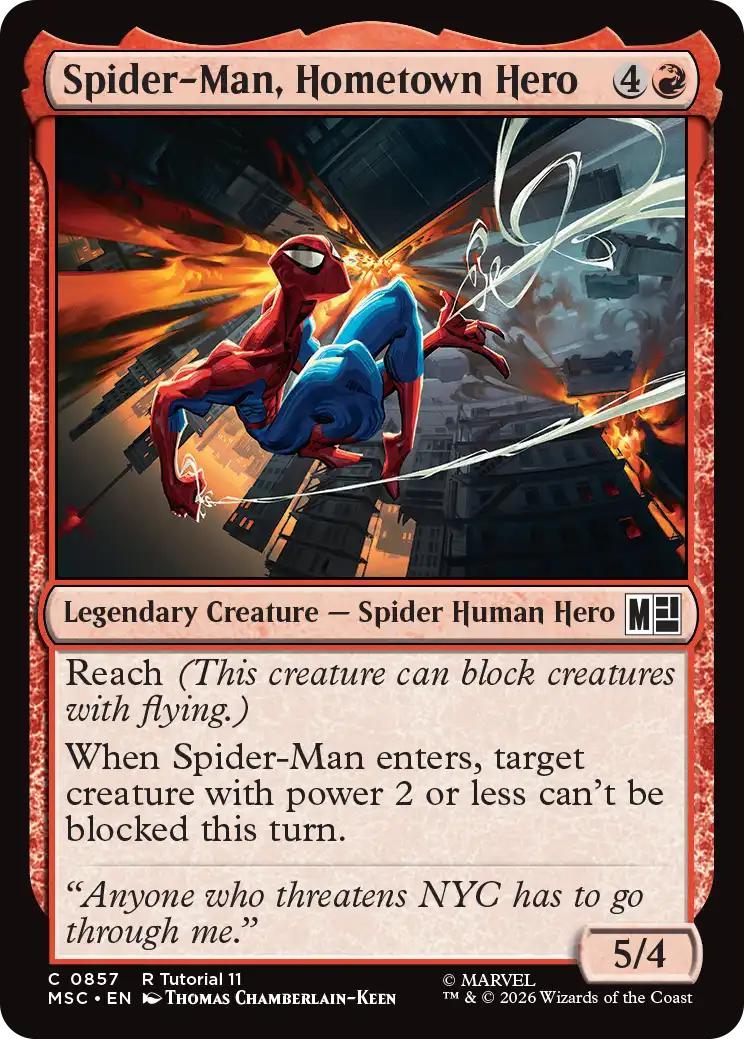 Spider-Man, Hometown Hero [857] [Beginner Box] [Marvel Super Heroes: Commander] [Non-Foil]