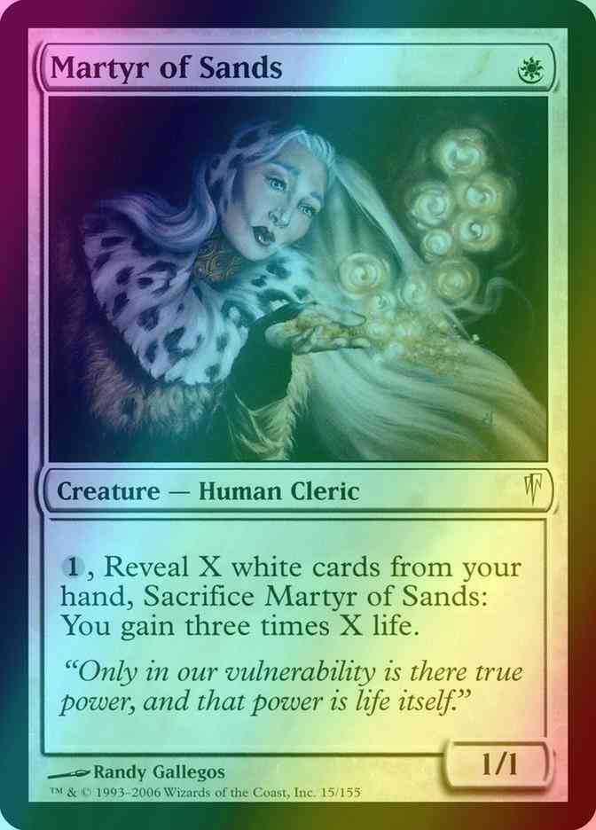 Martyr of Sands [15] [Coldsnap] [Foil]