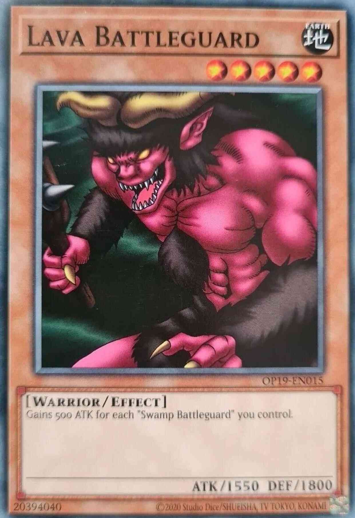 Lava Battleguard - OP19-EN015 - Common - Unlimited