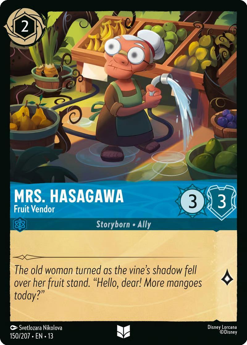 Mrs. Hasagawa - Fruit Vendor - 150/204 [Attack of the Vine!] [Non-Foil]