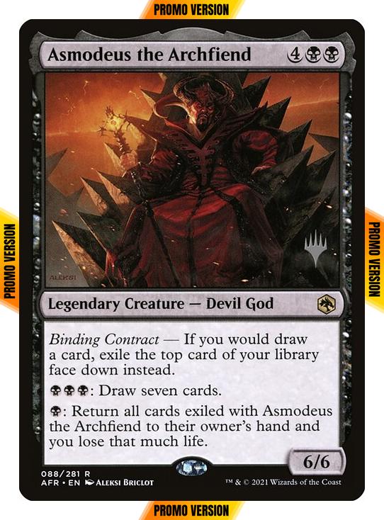 Asmodeus the Archfiend [Promo Pack] [88p] [Adventures in the Forgotten Realms Promos] [Non-Foil]