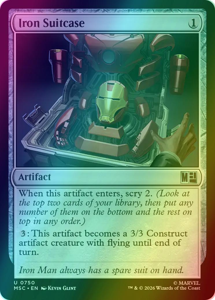 Iron Suitcase [750] [Jumpstart] [Marvel Super Heroes: Commander] [Foil]