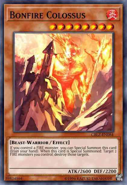Bonfire Colossus - CBLZ-EN084 - Secret Rare - Unlimited