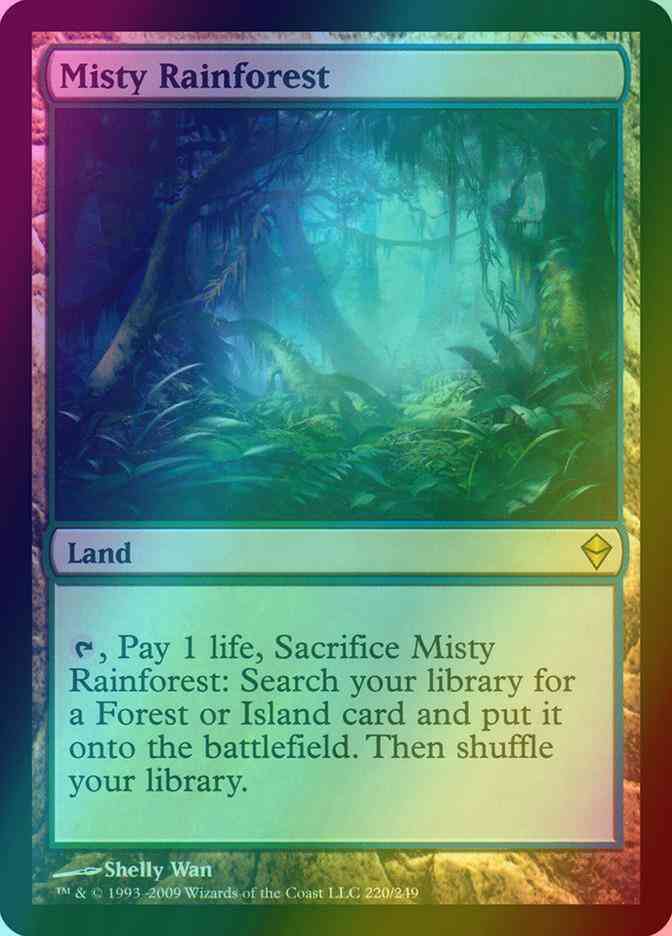 Misty Rainforest [220] [Zendikar] [Foil]