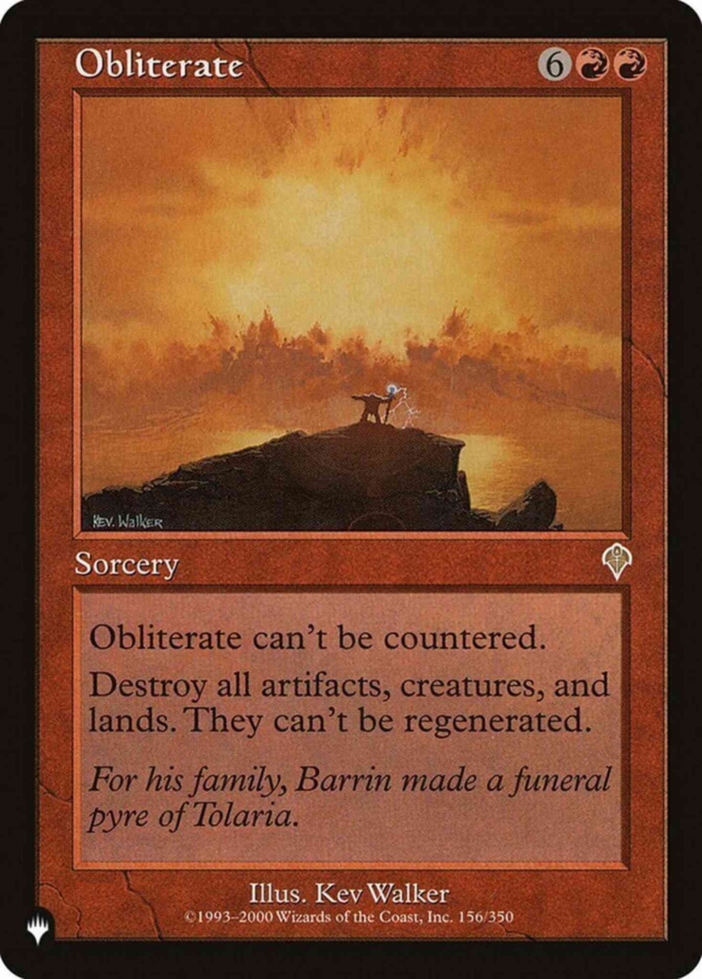 Obliterate [INV-156] [The List] [Non-Foil]