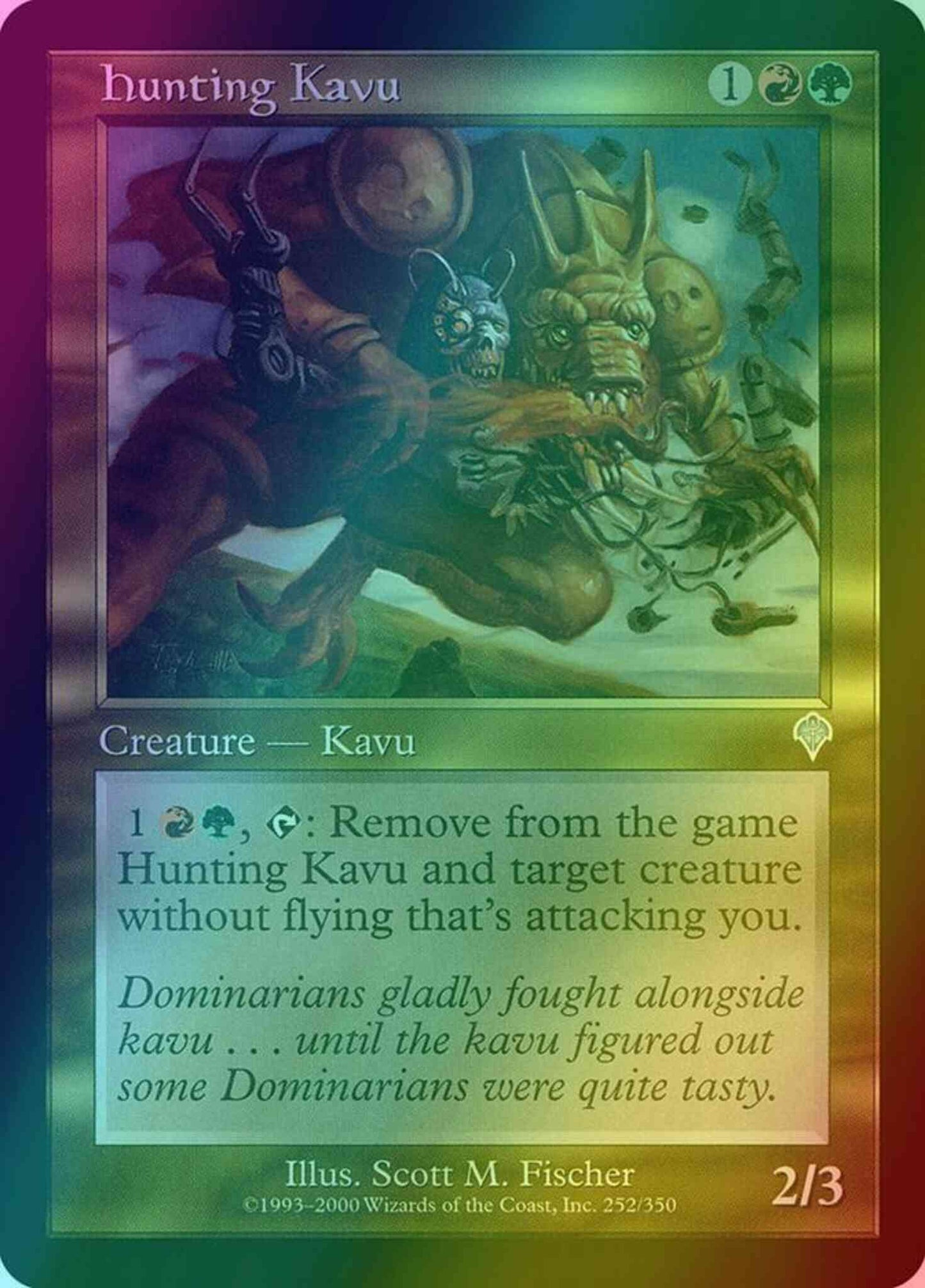 Hunting Kavu [252] [Invasion] [Foil]