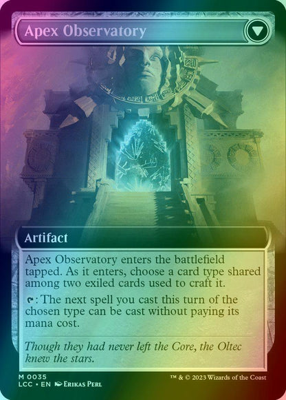 Eye of Ojer Taq // Apex Observatory [35] [Extended Art] [The Lost Caverns of Ixalan: Commander] [Foil]