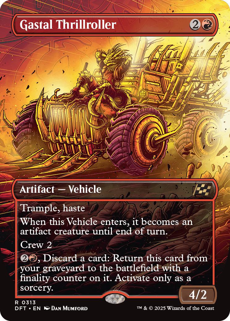 Gastal Thrillroller [313] [Borderless] [Revved Up] [Aetherdrift] [Non-Foil]