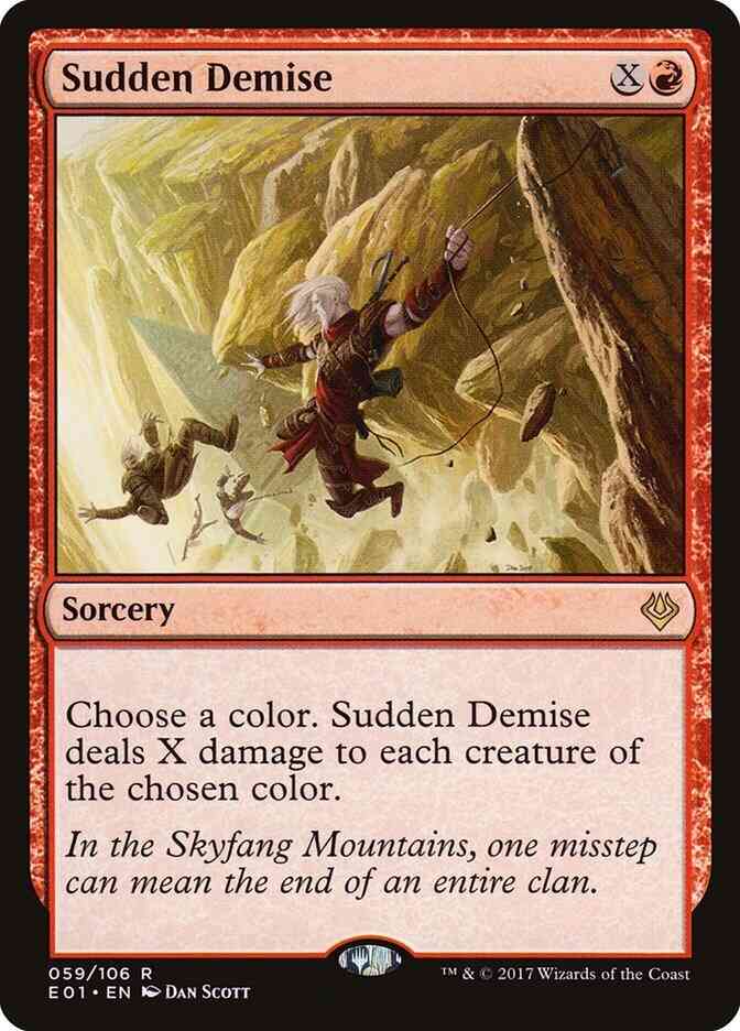 Sudden Demise [59] [Archenemy: Nicol Bolas] [Non-Foil]