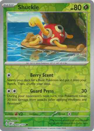 Shuckle - 005/197 - Common [sv03-005] [Reverse Holo]