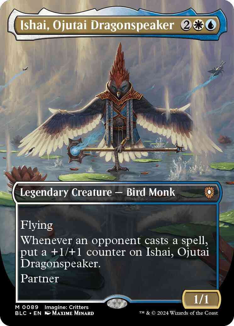 Ishai, Ojutai Dragonspeaker [89] [Borderless] [Imagine: Critters] [Bloomburrow: Commander] [Non-Foil]