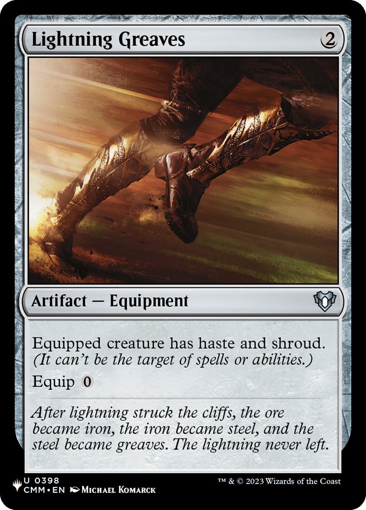 Lightning Greaves [CMM-398] [The List] [Non-Foil]