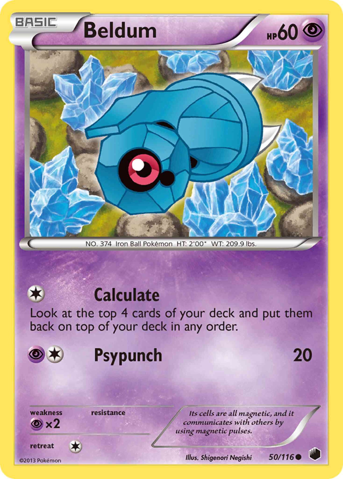 Beldum - 50/116 - Common [bw9-50] [Non-Holo]