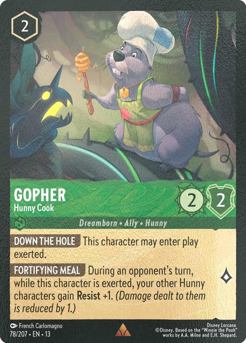 Gopher - Hunny Cook - 78/204 [Attack of the Vine!] [Cold Foil]