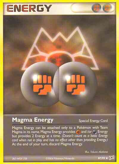 Magma Energy - 87/95 - Uncommon [ex4-87] [Non-Holo]