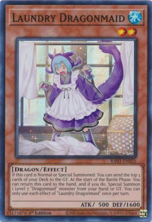 Laundry Dragonmaid - RA03-EN021 - Super Rare - 1st Edition