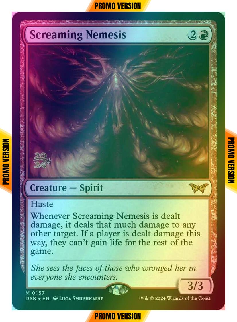 Screaming Nemesis [157s] [Prerelease] [Duskmourn: House of Horror: Promos] [Foil]