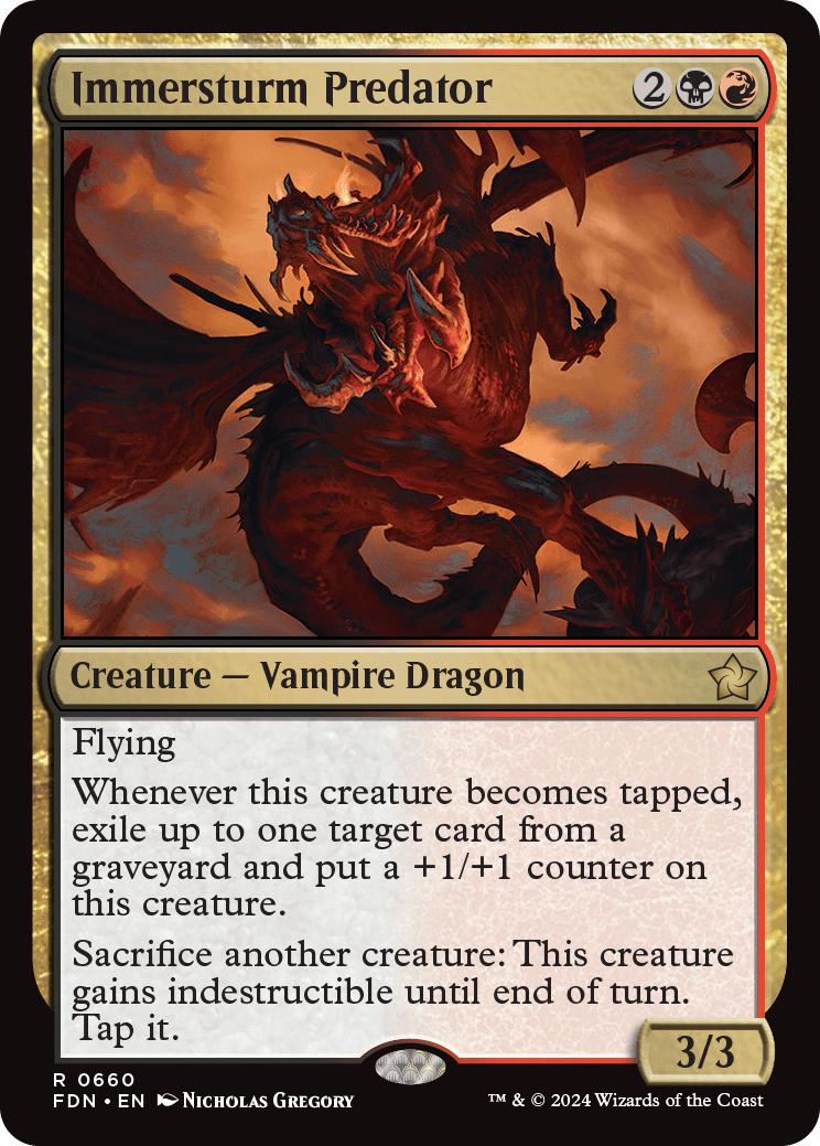 Immersturm Predator [660] [Foundations] [Non-Foil]