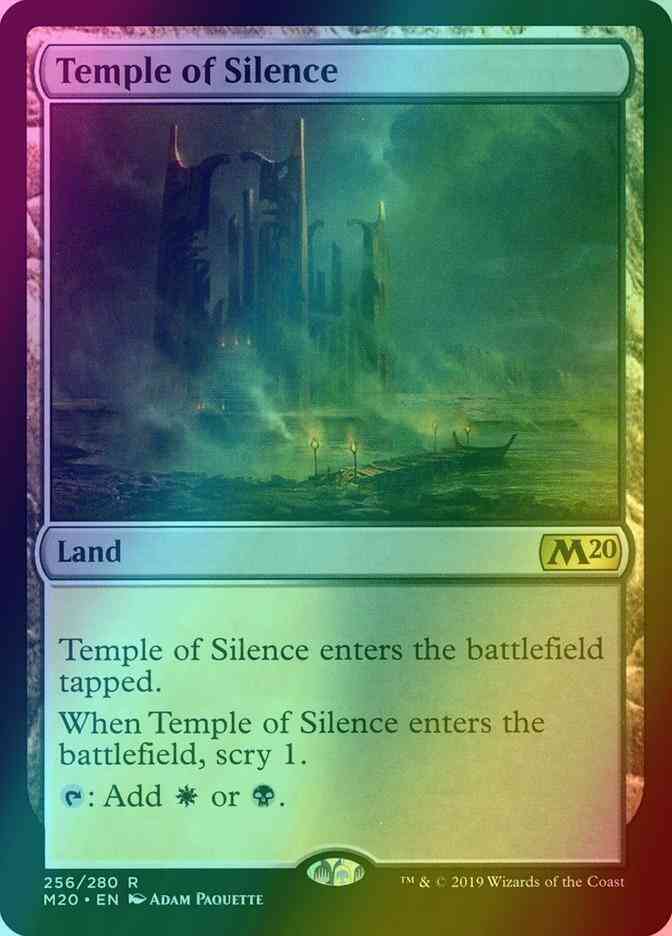 Temple of Silence [256] [Core Set 2020] [Foil]